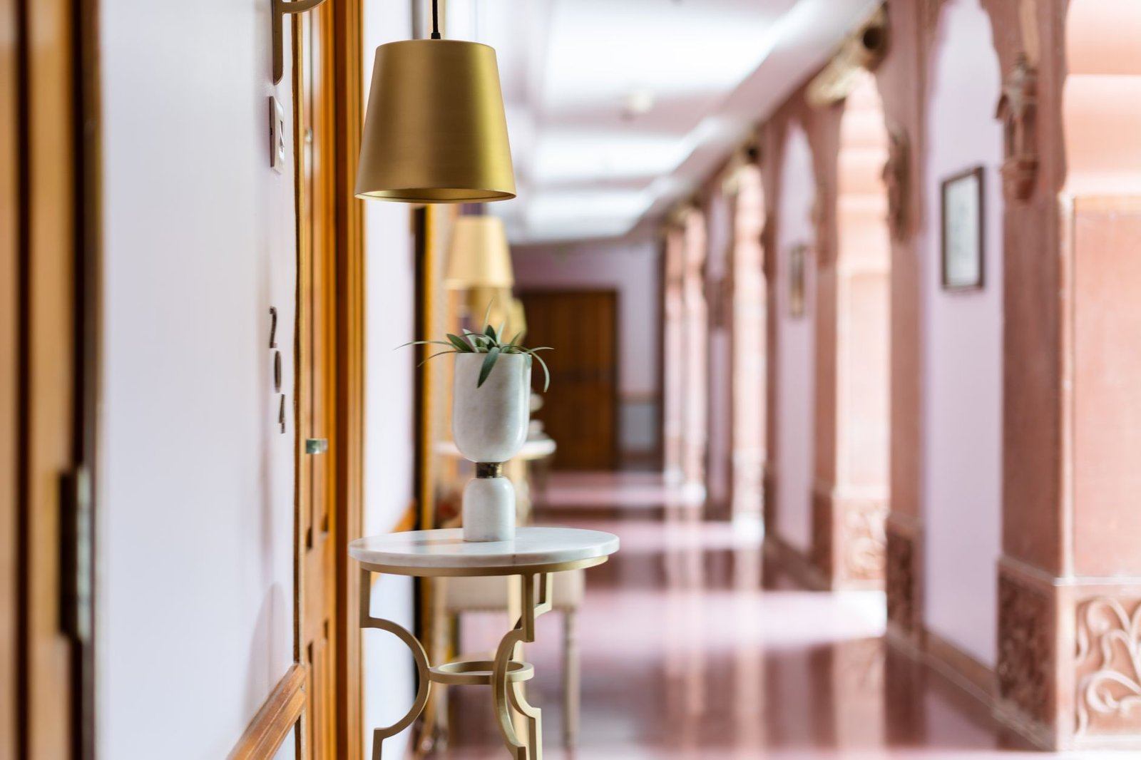 Hotel video marketing example showing atmospheric Swedish boutique hotel interior with natural light and cinematic composition